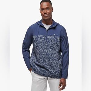 NWOT Travis Mathew Blooming Orchid Classic Fit Hoodie, Total Eclipse, Size Large